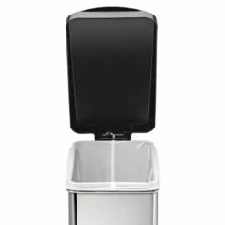 10L (2.6 Gal) Profile Step Can Brushed Stainless Steel With Black Plastic Lid 12 10L (2.6 Gal) Profile Step Can Brushed Stainless Steel With Black Plastic Lid -comprehensive Shop 10l 2.6 gal profile step can brushed stainless steel with black plastic lid 5