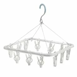 12-Clip Accessory Dryer, White