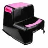 2-Fold Black & Pink Step Stool