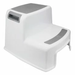 2-Fold Grey & White Step Stool