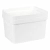 2-Pack 15L White Storage Container, Large