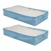 2-Pack Under The Bed Organizer, Blue