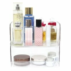 2-Piece Clear Stackable Storage Bin, Small -comprehensive Shop 2 piece clear stackable storage bin small 2