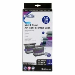 2-Piece Cube Vacuum Storage Bags, Extra Large