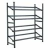 2-Tier Standing Shoe Rack, Gunmetal