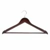 20-Piece Wood Suit Hanger, Espresso