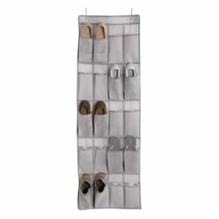20-Pocket Over The Door Shoe Organizer