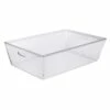 26l Lisse Clear Bin With Lid