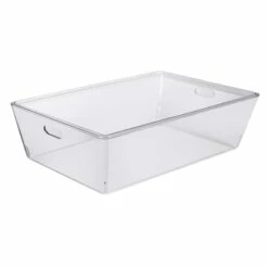 26l Lisse Clear Bin With Lid