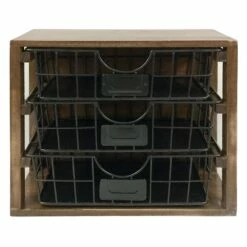 3-Drawer Rectangle Desk Organizer