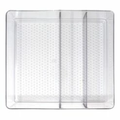 3-Section Clear Drawer Storage Bin
