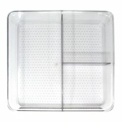 3-Section Clear Storage Bin, Large