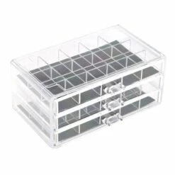 3-Tier Lined Drawer Jewelry Organizer