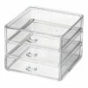 3-Tier Square Drawer Box With U-Shaped Handles