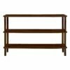 3-Tier Wood Shoe Rack Espresso