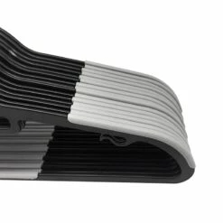 30-Piece Non-Slip Suit Hanger, Black -comprehensive Shop 30 piece non slip suit hanger black 2