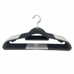 30-Piece Non-Slip Suit Hanger, Black