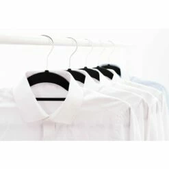 30-Piece Non-Slip Suit Hanger, Black -comprehensive Shop 30 piece non slip suit hanger black 5