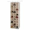 30-Section Hanging Shoe Shelves Organizer