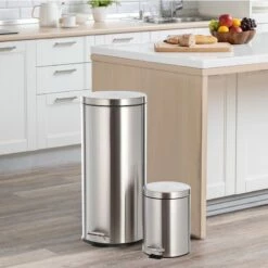 30l Stainless Steel Trash Can With Bonus 5l Trash Bin -comprehensive Shop 30l stainless steel trash can with bonus 5l trash bin 4