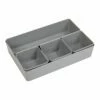 5-Pack Drawer Bin, Grey