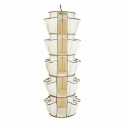 5-Tier Carousel Organizer, Brown