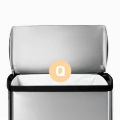 50 Liter (13.2 Gal) Classic Rectangular Step Trash Can Brushed Stainless Steel -comprehensive Shop 50 liter 13.2 gal classic rectangular step trash can brushed stainless steel 3