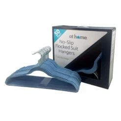 50-Pack Velvet Suit Hangers, Allure Blue -comprehensive Shop 50 pack velvet suit hangers allure blue 1