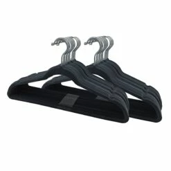 50-Pack Velvet Suit Hangers, Dark Blue