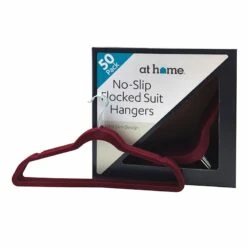 50-Pack Velvet Suit Hangers, Fuchsia -comprehensive Shop 50 pack velvet suit hangers fuchsia 3