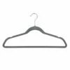 50-Pack Velvet Suit Hangers, Grey