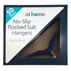 50-Pack Velvet Suit Hangers, Navy Blue 12 50-Pack Velvet Suit Hangers, Navy Blue -comprehensive Shop 50 pack velvet suit hangers navy blue 2