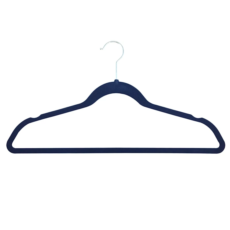 50-Pack Velvet Suit Hangers, Navy Blue 7 50-Pack Velvet Suit Hangers, Navy Blue - Image 7