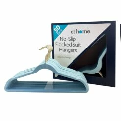 50-Pack Velvet Suit Hangers, Pastel Blue -comprehensive Shop 50 pack velvet suit hangers pastel blue 2