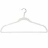 50-Pack Velvet Suit Hangers, Pearl White