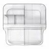 6-Section Clear Storage Bin, Extra Large