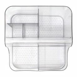 6-Section Clear Storage Bin, Extra Large