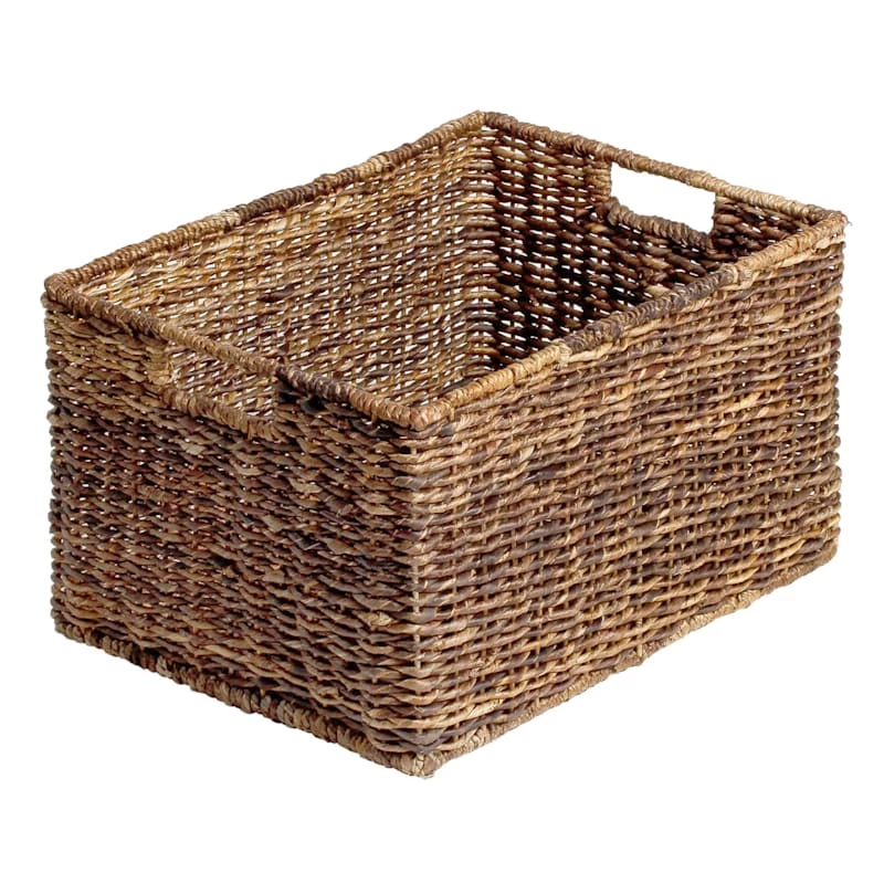Abaca Rectangle Storage Basket, Large 1 Abaca Rectangle Storage Basket, Large