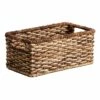 Bacburi Woven Abaca Rectangle Shelf Tote, Medium