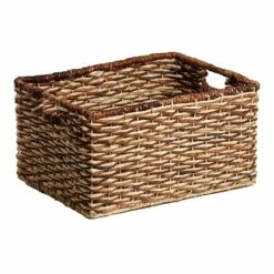 Bacburi Woven Abaca Shelf Tote, Medium