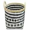 Bamboo Large Basket/Bead Handle