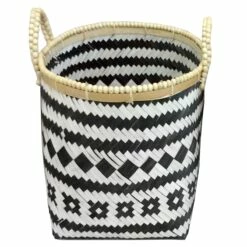 Bamboo Large Basket/Bead Handle