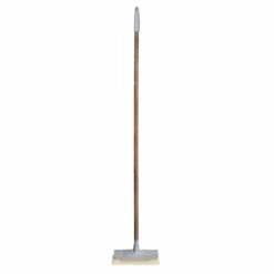 Bamboo Wood Premium Distressed Push Broom