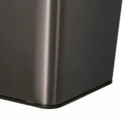 Black Stainless Steel Open Top Bin, 11.7l -comprehensive Shop black stainless steel open top bin 11.7l 2