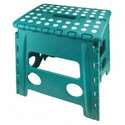 Blue Foldable Step Stool, 13"
