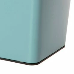 Blue Stainless Steel Open Top Bin, 11.7l -comprehensive Shop blue stainless steel open top bin 11.7l 2