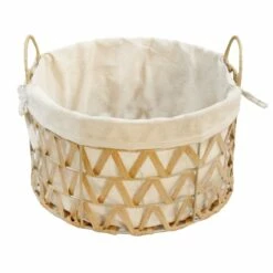 Chevy Natural Round Storage Basket, Medium