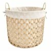 Chevy Natural Round Storage Basket, Small