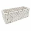 Chunky White Tank Fabric Storage Basket
