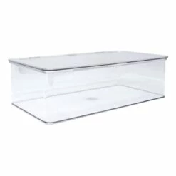 Clear Hinged Storage Organizer, Medium